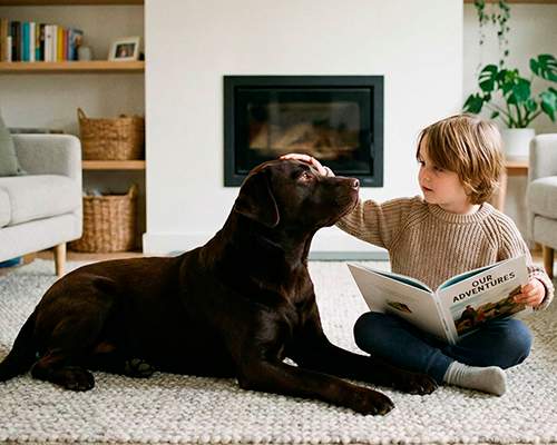 Шоколадный лабрадор